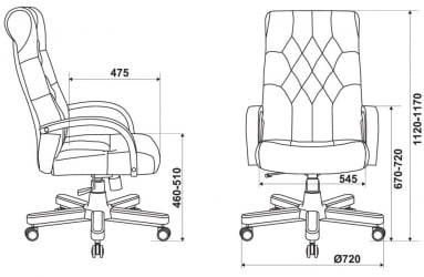 Кресло руководителя Бюрократ Т-9928ВАЛНУТ Фабриc зеленый Италиа Греен / T-9928WALNUT Fabric Italia Green