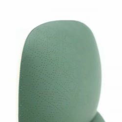 Эргономичное компьютерное кресло руководителя Еурека ОC21 Пауло (Наппа кожа), зеленое / Eureka OC21 Paulo (Nappa