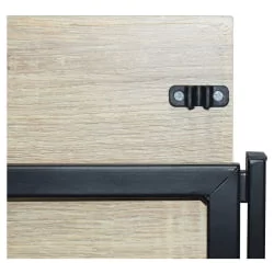 Стеллаж на металлокаркасе БРАБИКС ЛОФТ СХ-001 Дуб натуральный / BRABIX LOFT SH-001