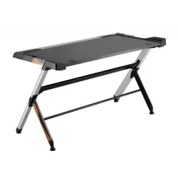 Стол для геймеров ЛУМИ ГМД01-1 c РБГ подсветкой / LUMI GMD01-1 c RBG