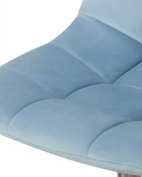 Стул барный ДОБРИН ТАИЛОР Пудрово-голубой велюр МДЖ9-74 / DOBRIN TAILOR MJ9-74