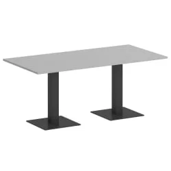 Стол прямоугольный ХОМЕ ОФФИCЕ ВР.СП-5-180.2 Серый/Антрацит металл / HOME OFFICE VR.SP-5-180.2