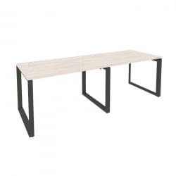 Рабочая станция на О-образном м/к ОНИКС О.МО-РС-2.2.8 Денвер Светлый/Антрацит / ONIX O.MO-RS-2.2.8