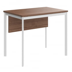 Стол прямой ИМАГО-С СП-1.1СД ясень шимо белый полуматовый / IMAGO-S СП-1.1SD