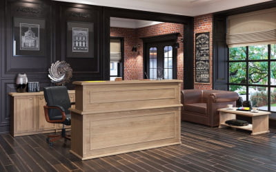 Комплект мебели для ресепшен Раут 02 Дуб девон / Raut