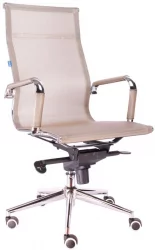 Кресло руководителя Опера М сетка Золотой / Opera M