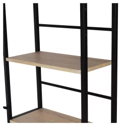 Письменный стол с полками БРАБИКС ЛОФТ CД-005 Дуб натуральный / BRABIX LOFT CD-005