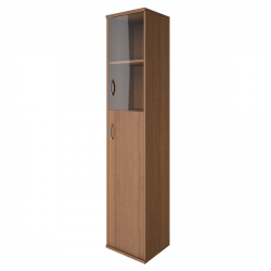 Шкаф высокий узкий правый Рива А.СУ-1.7 Пр Орех Гварнери / Riva