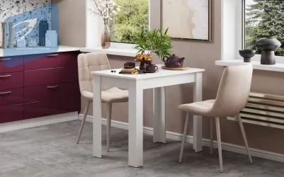 Стол обеденный Лайт СТ 001 Белый