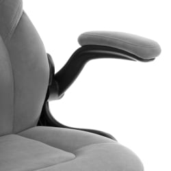 Кресло геймерское БАЗУКА металБЛ велюр, серый, 29 / BAZUKA metalBL