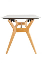 Стол раскладной Нарвик Гласс 140-180 Аутоматиc Натур/Лигхт матте гласс / Glass Automatic Natur/Light matte glass