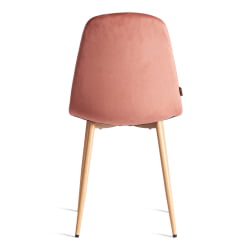 Стул БРЕЕЗЕ (мод. ДЖСC-58) Велюр/металл , 44 х 53 х 86 см, Корал (коралловый) ХЛР44 / натуральный / BREEZE (mod. JSC-58) Coral HLR44
