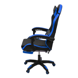 Кресло 892-1 цвет черный/синий с массажем 892-1-блаcк-блуе-масс / 892-1-black-blue-mass