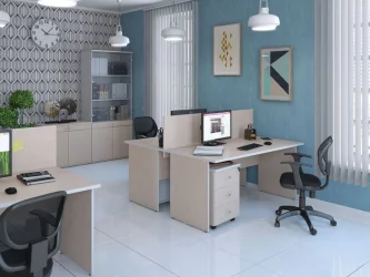 Комплект мебели для персонала Свифт 06 Светлый дуб / Swift