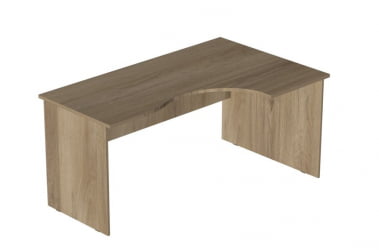 Стол для персонала Р.СКУ-14 (правый) Ясень темный