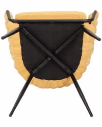 Стул обеденный ДОБРИН МАТИЛДЭ Желтая ткань ЛАР 275-8 / DOBRIN MATILDA LAR