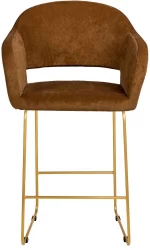Стул барный Оскар (Б) Браун/ЛинкЗолот / Oscar