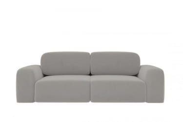 Диван прямой Сунне (Берхоусе) Цвет фасада: Левис 08 велюр; Тип: Прямой; Материал фасада: Металл/Велюр / (Berhouse)