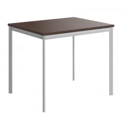 Стол прямой ИМАГО-С СП-1С венге магия алюминий / IMAGO-S СП-1S