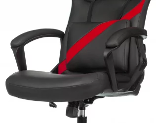 Геймерское кресло Бюрократ ЗОМБИЕ ДРИВЕР Черный-красный / ZOMBIE DRIVER