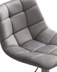 Стул барный ДОБРИН ТАИЛОР Серый велюр МДЖ9-75 / DOBRIN TAILOR MJ9-75