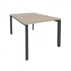 Рабочая станция на П-образном м/к ОНИКС О.МП-Д.РС-2.1.7 Дуб Аттик/Антрацит / ONIX O.MP-D.RS-2.1.7