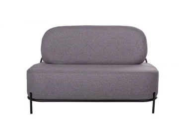 Диван тканевый Гаваии 2-х мест Тем серый / Gawaii