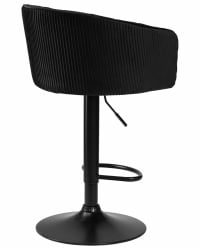 Стул барный ДОБРИН ДЭРCЙ БЛАCК (черный велюр (1922-21)) / DOBRIN DARCY BLACK