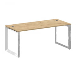 Стол рабочий руководителя на О-образном м/к ОНИКС ДИРЕCТ ЛУКС М-О.МО-СРР-5.8 Тиквуд светлый / ONIX DIRECT LUX M-O.MO-SRR-5.8