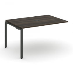 Проходной наборный элемент переговорного стола CОНCЕПТ CН.НПРГ-012 Дуб Мали Антрацит / CONCEPT CN.NPRG-012