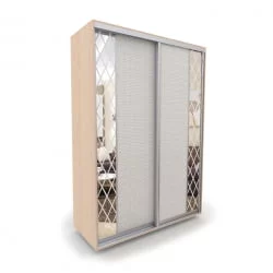 Маленький шкаф-купе Акцент-Вера КР 1000х600  Дуб молочный