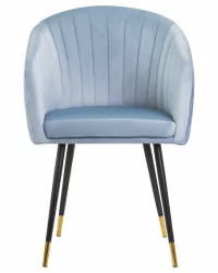 Стул обеденный ДОБРИН МАРЙ Серо-голубой велюр 1922-6 / DOBRIN MARY