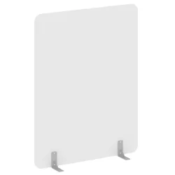 Перегородки на металлических опорах на фетровых подпятниках Р-лине ДП.Ф-140-180 Белый / R-line DP.F-140-180