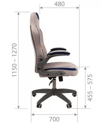 Кресло для геймеров CХАИРМАН ДРАЙВ (ГАМЕ) 50 Св.бежевый-коричневый / CHAIRMAN (GAME)