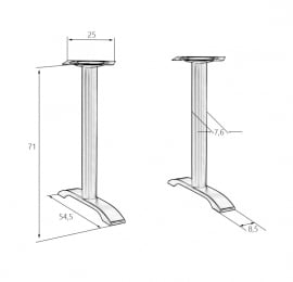 Обеденный стол ДОБРИН САЛЛЙ ВИДЕ / DOBRIN SALLY WIDE