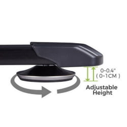 Угловой компьютерный стол ЕУРЕКА ЕРК-ЕГД-Л60Л-Б-УС / EUREKA ERK-EGD-L60L-B-US