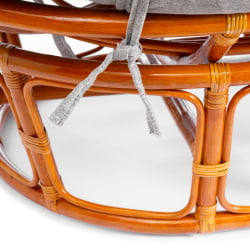 Диван МАМАСАН/МАМАСАН 23/02 В /с подушкой/ 169х102х80 см, Хоней (мед), матрац 182х119 см, ткань серо-бежевая 3М 16/2 / MAMASAN/МАМАСАН W Honey