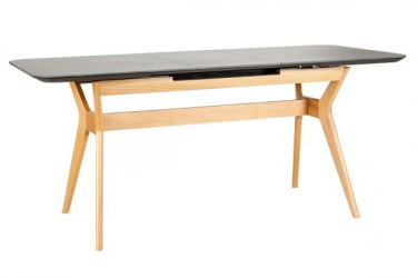 Стол раздвижной Нарвик Серамиc 140-180 Аутоматиc Натур/Дэрк марбле / Ceramic Automatic Natur/Dark marble