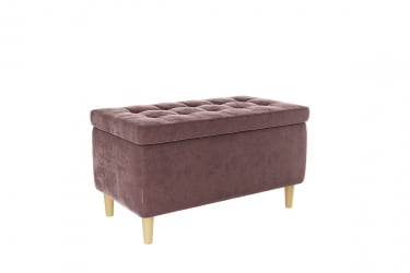 Пуф Чарли 2 ПМ-004.2 пудра (велюр) / PM-004.2