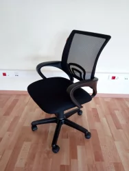 Кресло оператора CХАИРМАН 696 Черный пластик (блаcк) черный / CHAIRMAN (black)