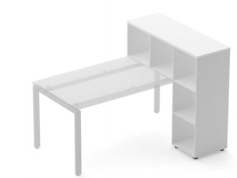 Стеллаж к столу Дека 9.08.12 Белый / Deka