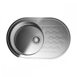 Мойка Омоикири Касумигаура 77-Ин Универсальная/Нерж.Сталь / Omoikiri Kasumigaura 77-In