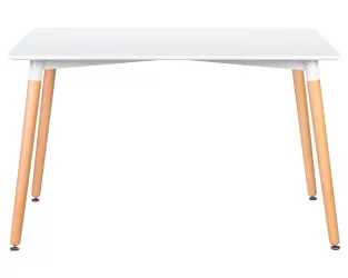 Большой обеденный стол ДОБРИН СЕРРА ВИДЕ Белый / DOBRIN SERRA WIDE