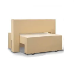 Диван металл Клаб-1 2/80 Бежевый