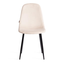 Металлический стул БРЕЕЗЕ (мод. ДЖСC-58) Велюр/металл , 44 х 53 х 86 см, беиге (бежевый) ХЛР2 / черный / BREEZE (mod. JSC-58) beige HLR2