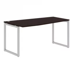 Стол письменный левый КСТЕН-К КСКCТ 169 Л Легно темный Алюминий / XTEN-Q XQCT L