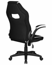 Кресло игровое ДОБРИН РИCК (черно-белый) / DOBRIN RICK