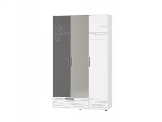 Шкаф трехдверный с зеркалом Аляска 501.28