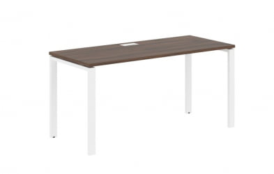 Стол письменный ЕДИС ЕУСТ 1567 Дуб Денвер темный Белый / EDIS EUST