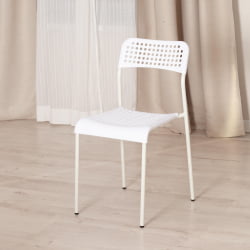 Стул АДДЕ (мод. C-049) металл/пластик, 39 х 49 х 78 см, Вхите (белый) / ADDE (mod. C-049) White